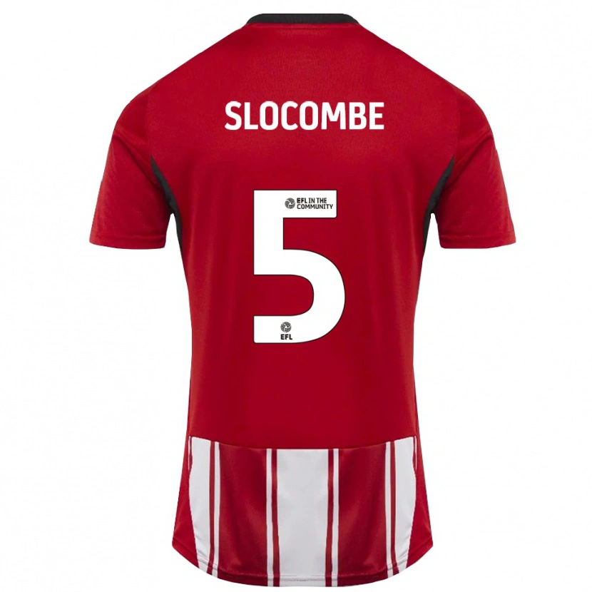 Danxen Herren Fearne Slocombe #5 Rot Weiß Schwarz Heimtrikot Trikot 2025/26 T-Shirt