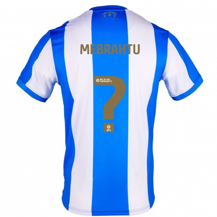 Danxen Herren Milkyas Mebrahtu #0 Blau Weiß Heimtrikot Trikot 2025/26 T-Shirt
