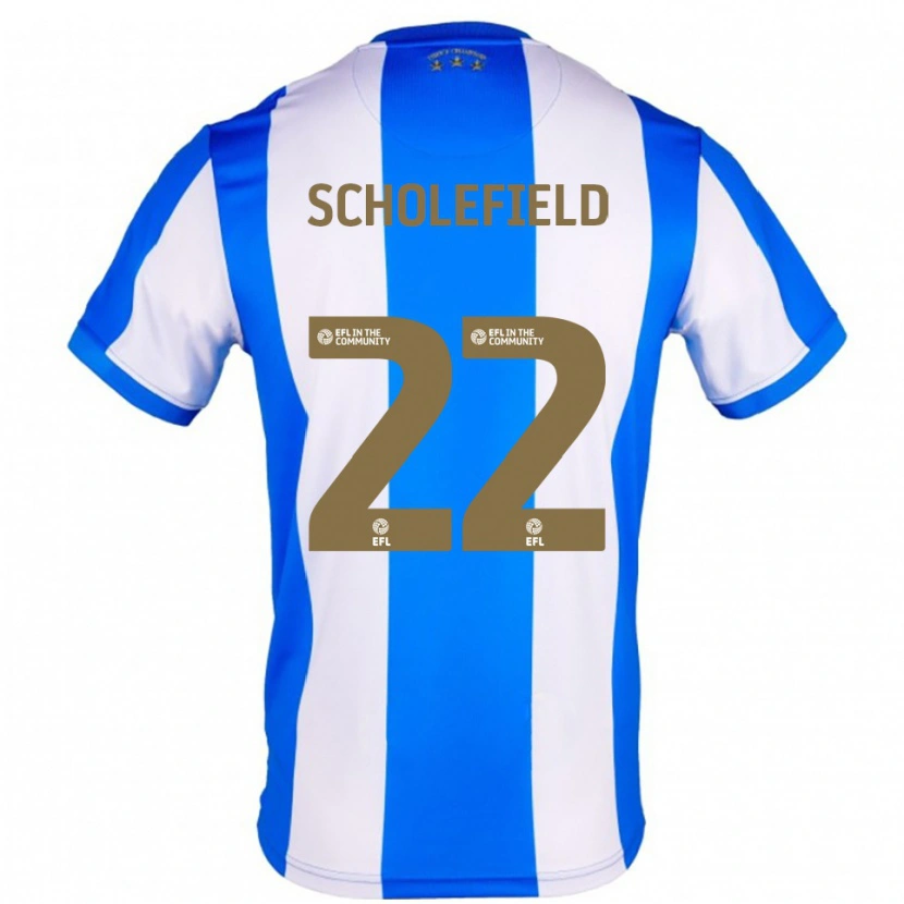 Danxen Herren Lois Scholefield #22 Blau Weiß Heimtrikot Trikot 2025/26 T-Shirt