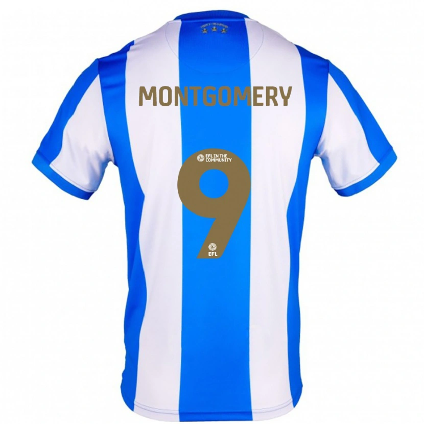 Danxen Herren Ria Montgomery #9 Blau Weiß Heimtrikot Trikot 2025/26 T-Shirt