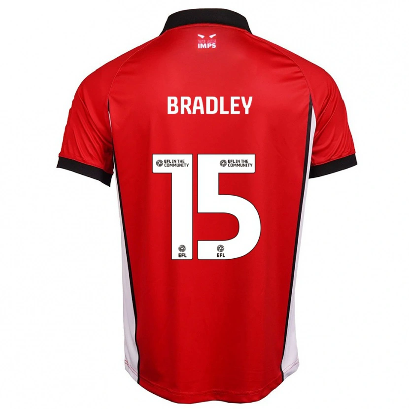 Danxen Herren Sonny Bradley #15 Rot Weiß Heimtrikot Trikot 2025/26 T-Shirt