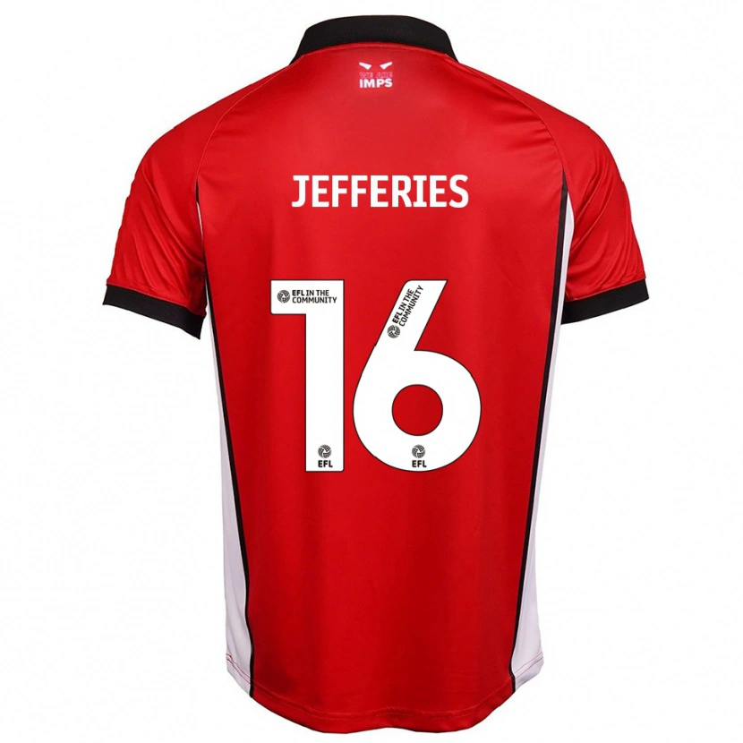 Danxen Herren Dom Jefferies #16 Rot Weiß Heimtrikot Trikot 2025/26 T-Shirt