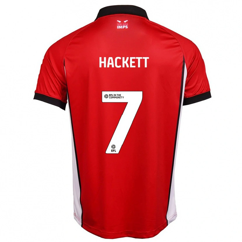 Danxen Herren Reeco Hackett #7 Rot Weiß Heimtrikot Trikot 2025/26 T-Shirt