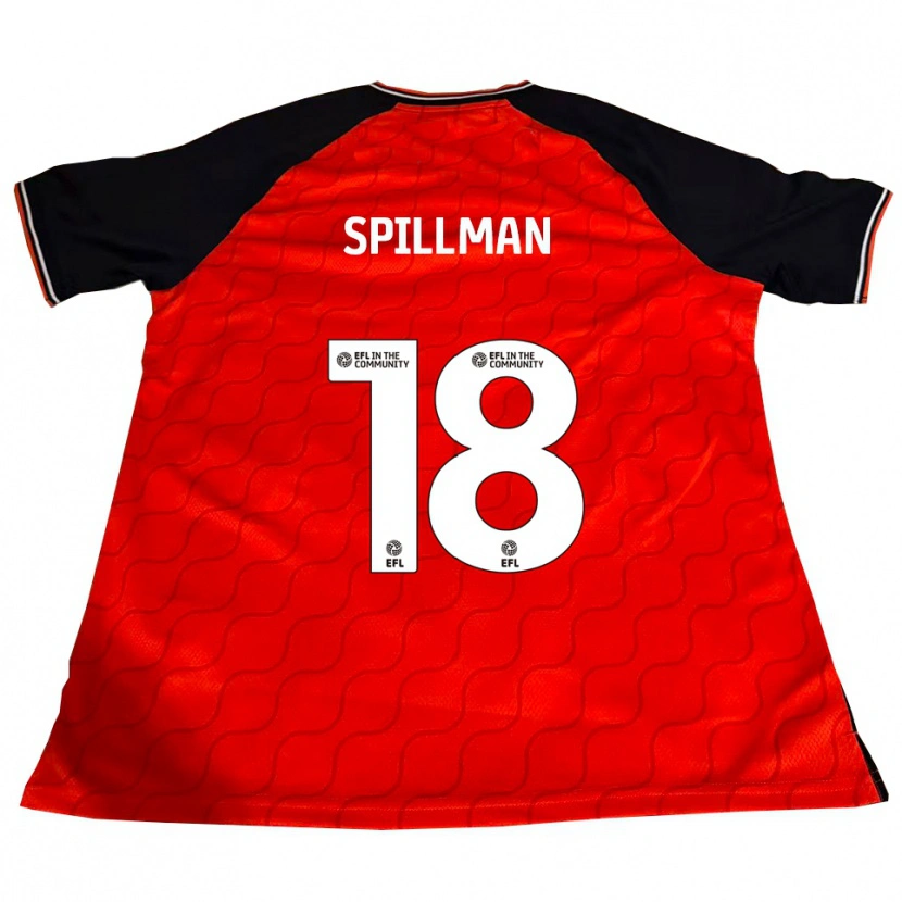 Danxen Herren Gabriella Spillman #18 Orange Schwarz Weiß Heimtrikot Trikot 2025/26 T-Shirt
