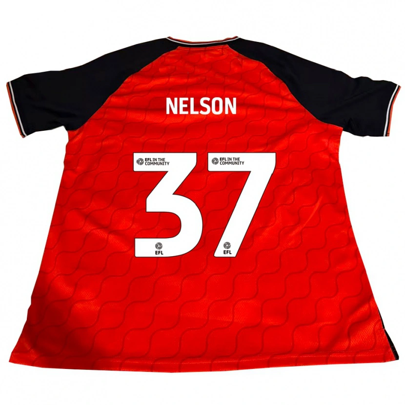 Danxen Herren Zack Nelson #37 Orange Schwarz Weiß Heimtrikot Trikot 2025/26 T-Shirt