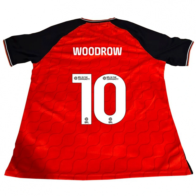 Danxen Herren Cauley Woodrow #10 Orange Schwarz Weiß Heimtrikot Trikot 2025/26 T-Shirt