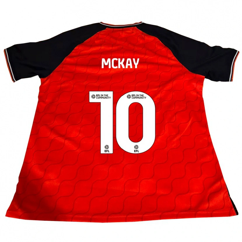 Danxen Herren Jessica Mckay #10 Orange Schwarz Weiß Heimtrikot Trikot 2025/26 T-Shirt