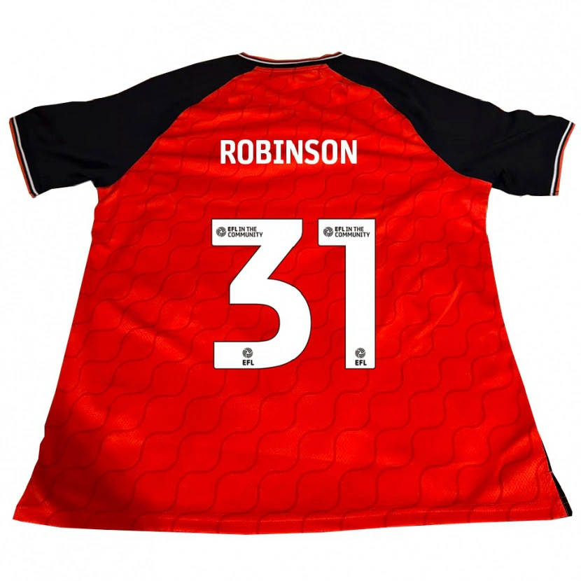 Danxen Herren Leah Robinson #31 Orange Schwarz Weiß Heimtrikot Trikot 2025/26 T-Shirt