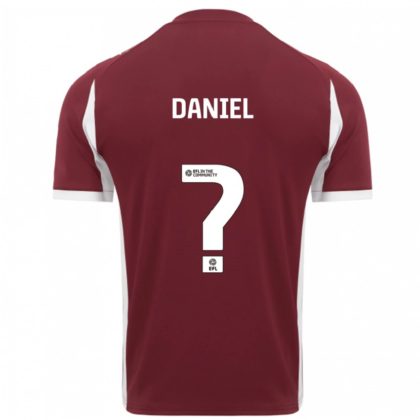 Danxen Herren Joanna Daniel #0 Burgunderrot Weiß Heimtrikot Trikot 2025/26 T-Shirt