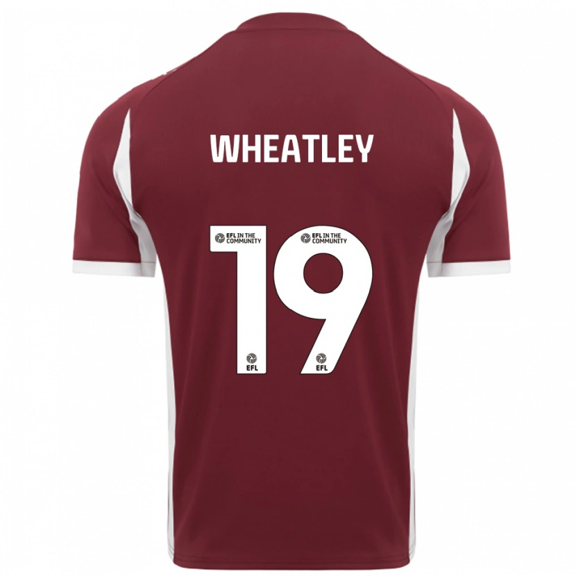 Danxen Herren Ethan Wheatley #19 Burgunderrot Weiß Heimtrikot Trikot 2025/26 T-Shirt