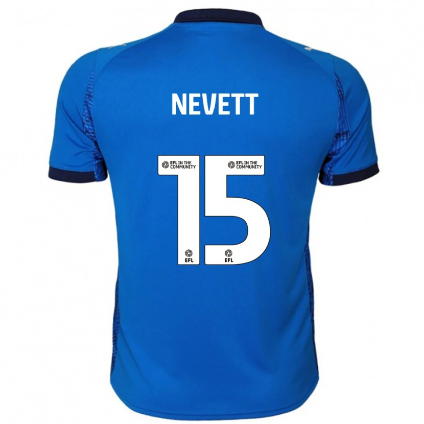 Danxen Herren George Nevett #15 Blau Weiß Heimtrikot Trikot 2025/26 T-Shirt