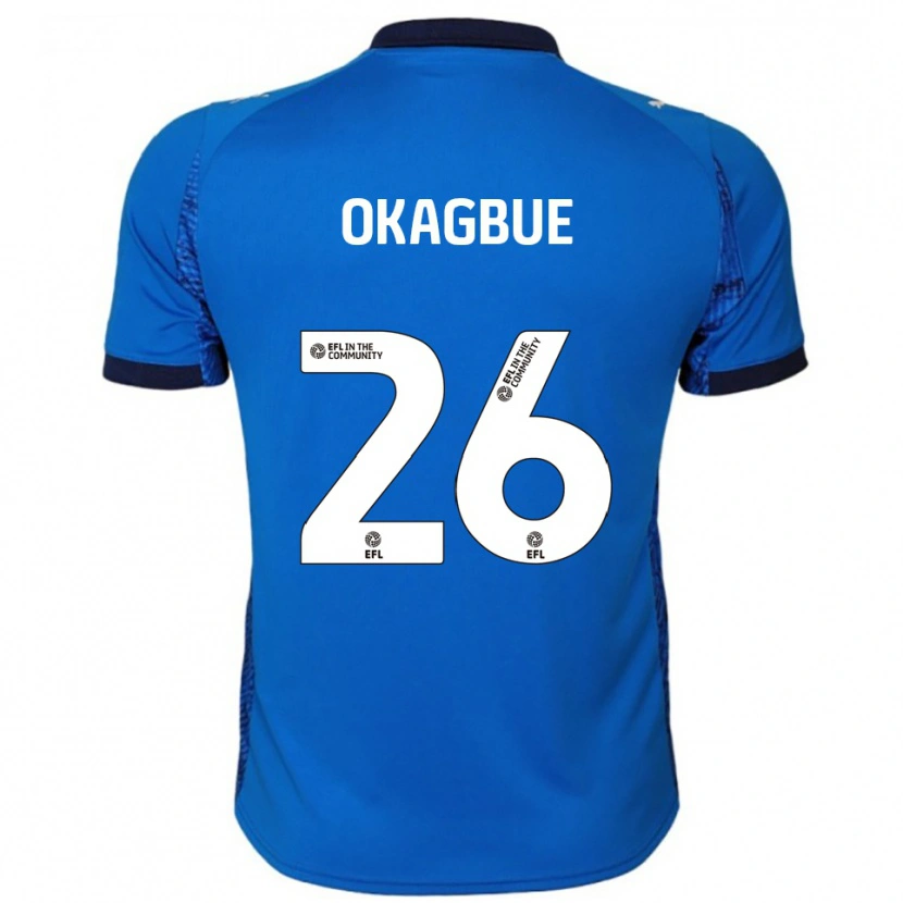 Danxen Herren David Okagbue #26 Blau Weiß Heimtrikot Trikot 2025/26 T-Shirt
