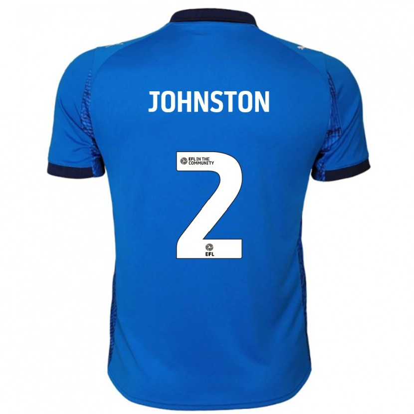 Danxen Herren Carl Johnston #2 Blau Weiß Heimtrikot Trikot 2025/26 T-Shirt