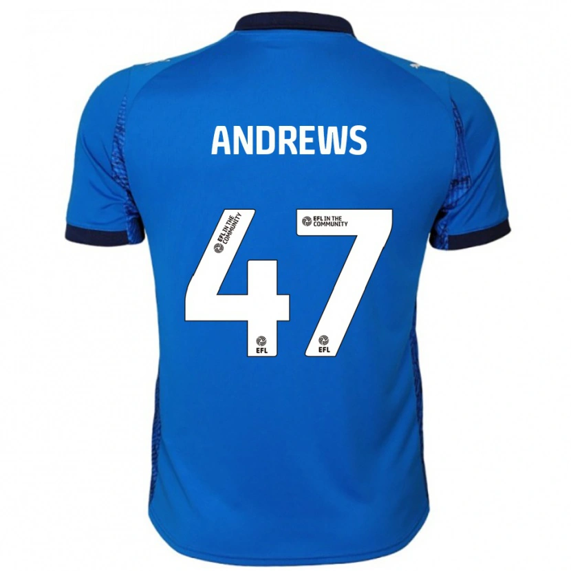 Danxen Herren Joe Andrews #47 Blau Weiß Heimtrikot Trikot 2025/26 T-Shirt