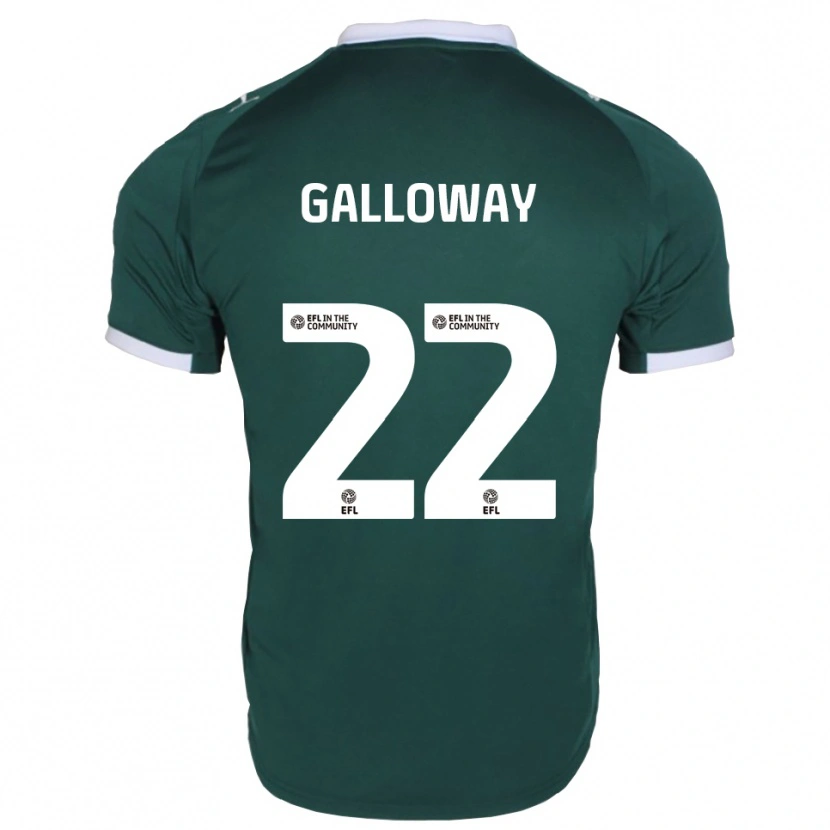 Danxen Herren Brendan Galloway #22 Grün Weiß Heimtrikot Trikot 2025/26 T-Shirt