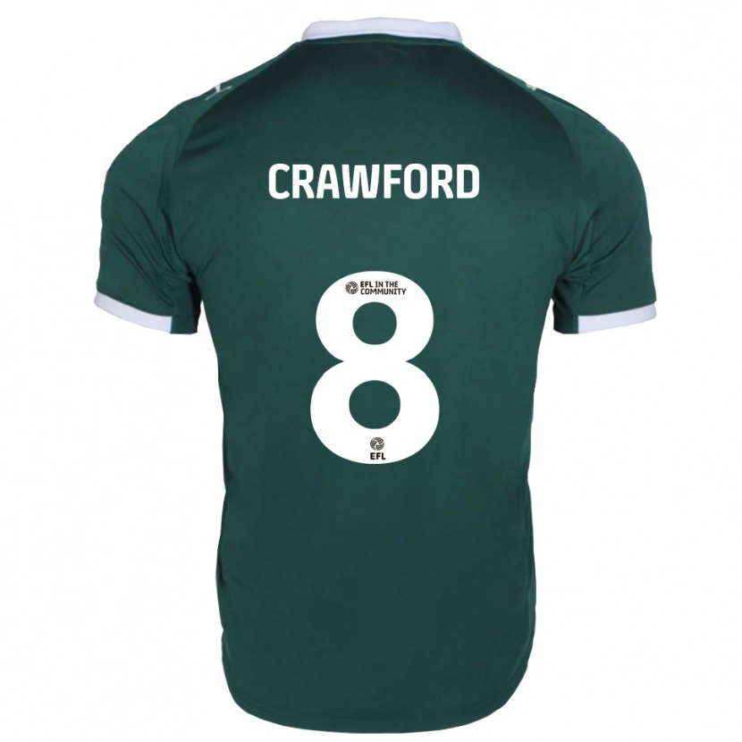 Danxen Herren Imy Crawford #8 Grün Weiß Heimtrikot Trikot 2025/26 T-Shirt