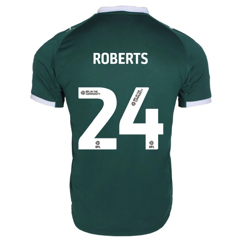 Danxen Herren Caleb Roberts #24 Grün Weiß Heimtrikot Trikot 2025/26 T-Shirt