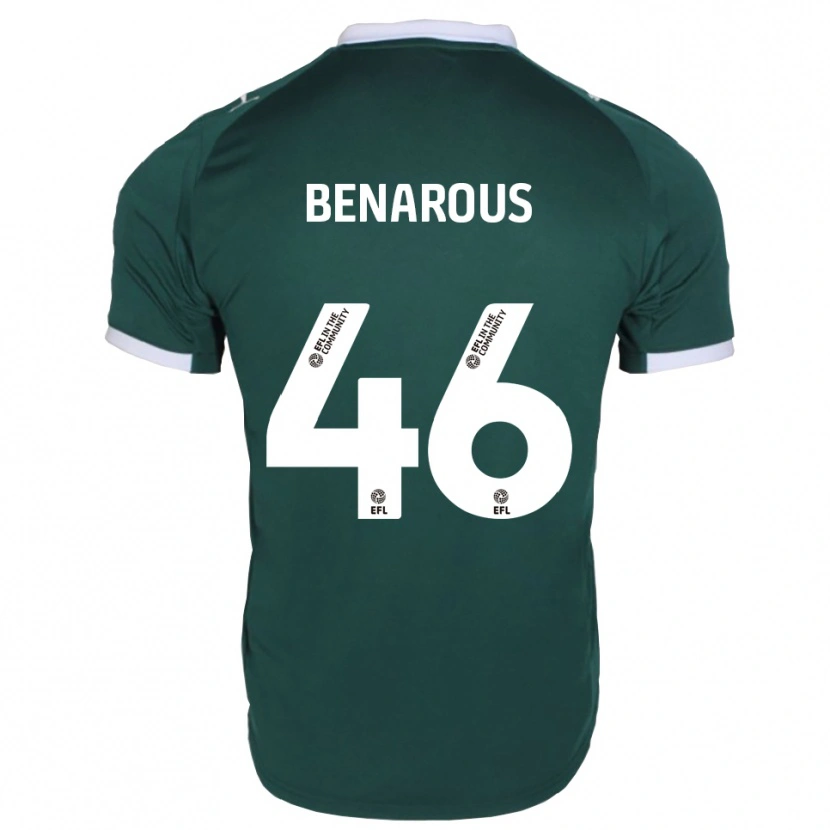 Danxen Herren Ayman Benarous #46 Grün Weiß Heimtrikot Trikot 2025/26 T-Shirt