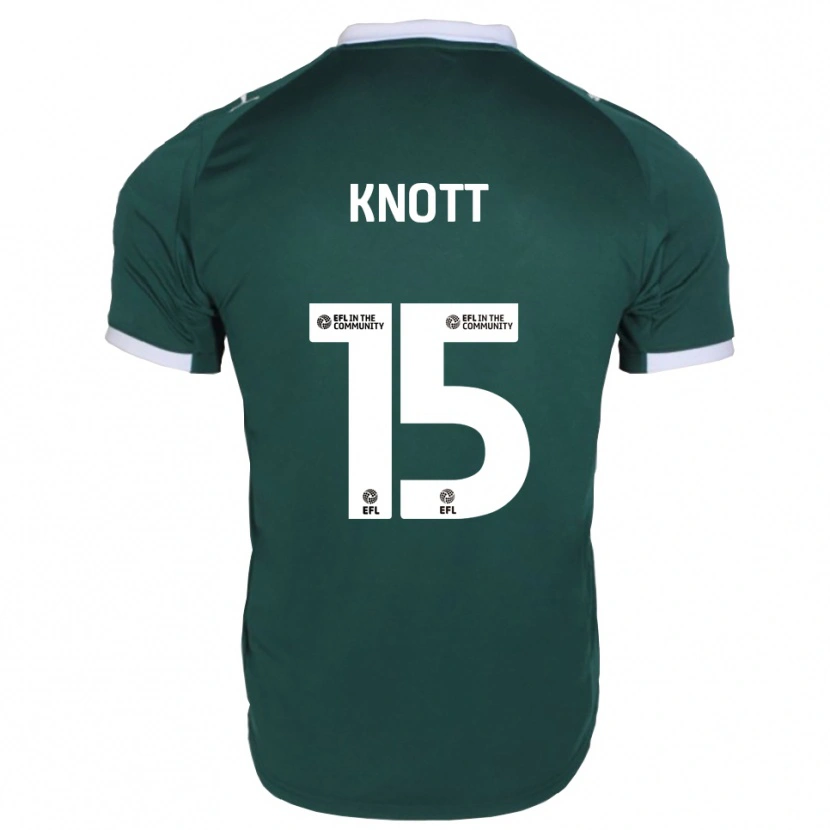 Danxen Herren Georgie Knott #15 Grün Weiß Heimtrikot Trikot 2025/26 T-Shirt