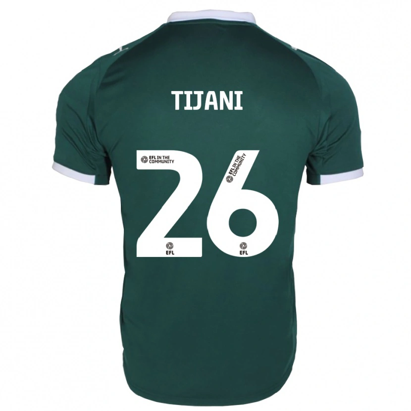 Danxen Herren Muhamed Tijani #26 Grün Weiß Heimtrikot Trikot 2025/26 T-Shirt