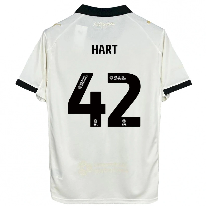 Danxen Herren Sam Hart #42 Cremeweiß Schwarz Heimtrikot Trikot 2025/26 T-Shirt