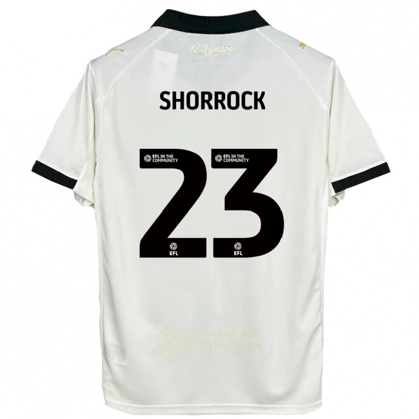 Danxen Herren Jack Shorrock #23 Cremeweiß Schwarz Heimtrikot Trikot 2025/26 T-Shirt