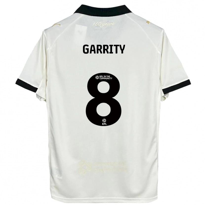 Danxen Herren Ben Garrity #8 Cremeweiß Schwarz Heimtrikot Trikot 2025/26 T-Shirt