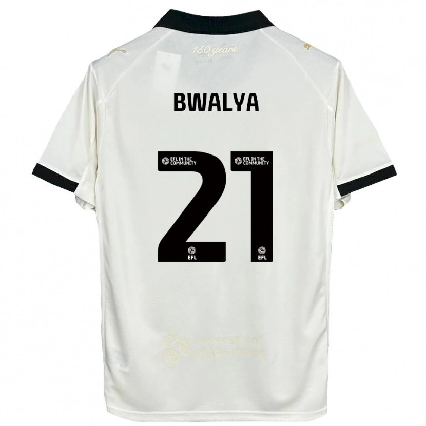 Danxen Herren Sophie Bwalya #21 Cremeweiß Schwarz Heimtrikot Trikot 2025/26 T-Shirt