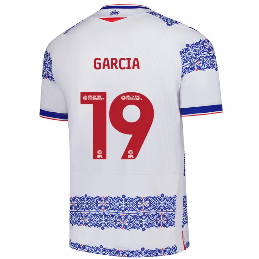 Danxen Herren Andre Garcia #19 Weiß Blau Heimtrikot Trikot 2025/26 T-Shirt