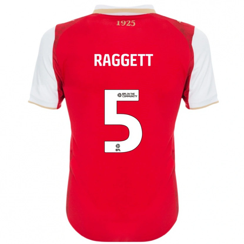 Danxen Herren Sean Raggett #5 Rot Weiß Heimtrikot Trikot 2025/26 T-Shirt