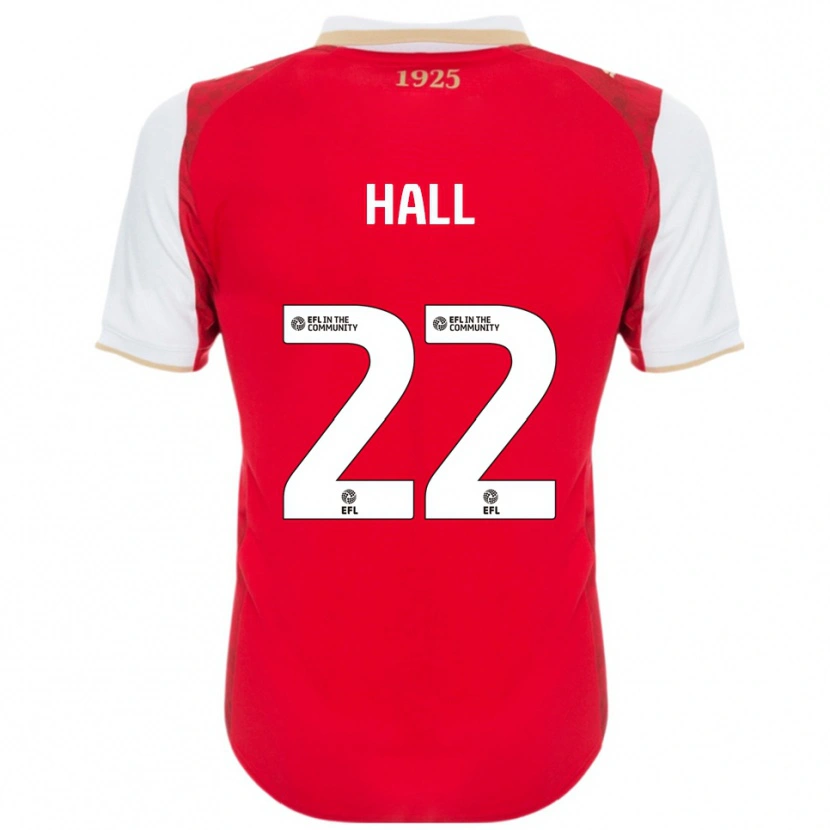 Danxen Herren Denzel Hall #22 Rot Weiß Heimtrikot Trikot 2025/26 T-Shirt