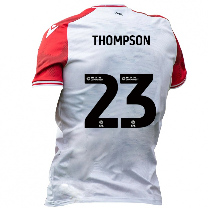 Danxen Herren Louis Thompson #23 Weiß Rot Heimtrikot Trikot 2025/26 T-Shirt