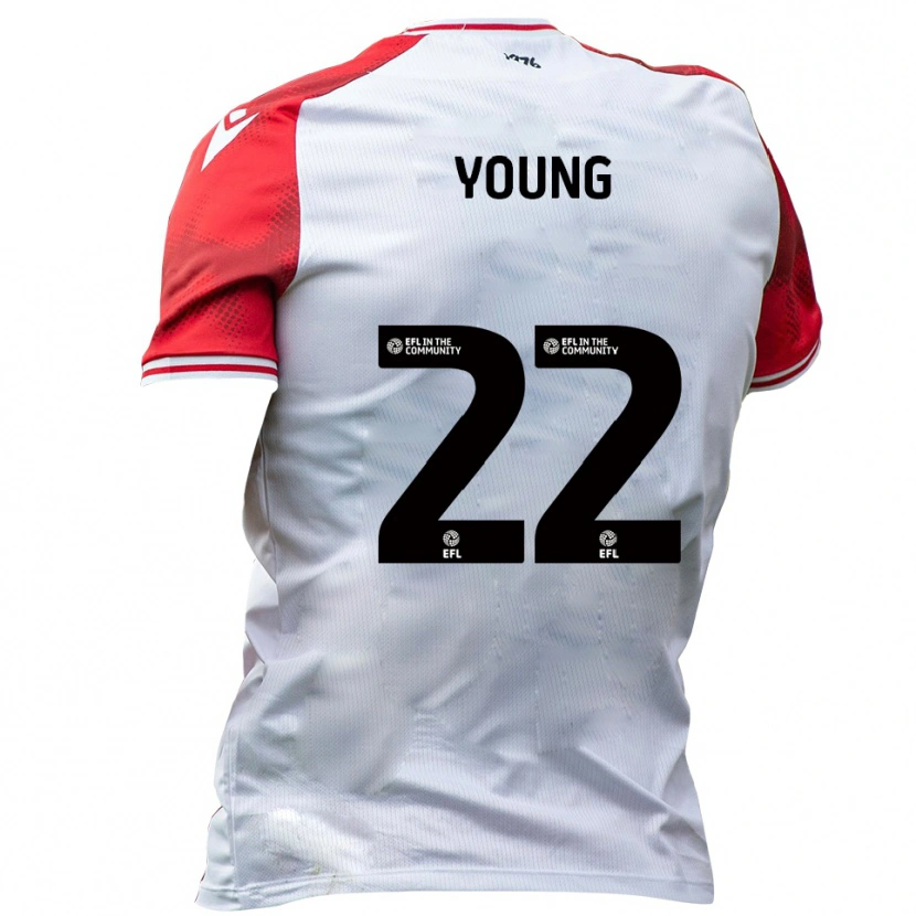 Danxen Herren Jake Young #22 Weiß Rot Heimtrikot Trikot 2025/26 T-Shirt