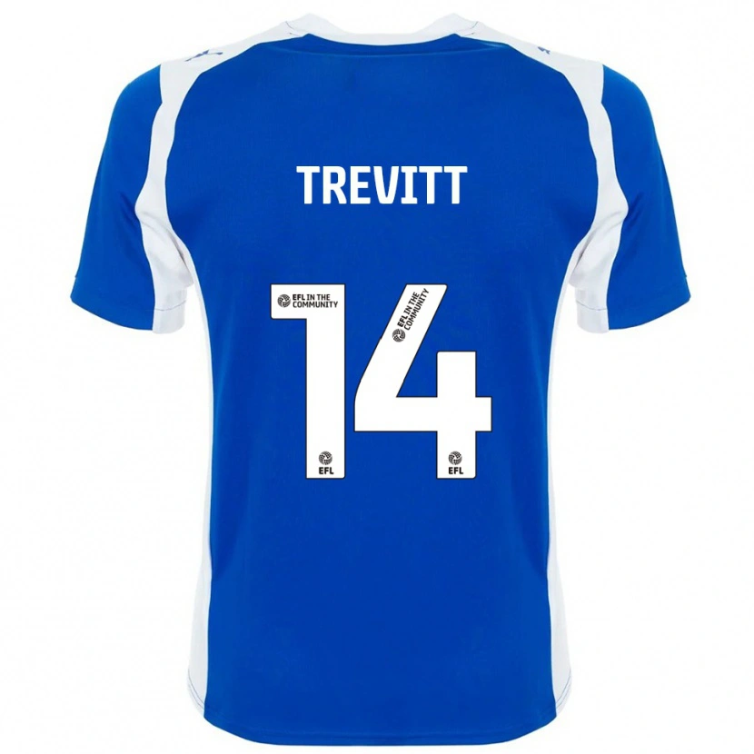 Danxen Herren Ryan Trevitt #14 Blau Weiß Heimtrikot Trikot 2025/26 T-Shirt