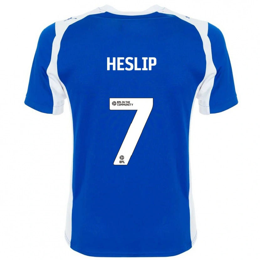 Danxen Herren Laura Heslip #7 Blau Weiß Heimtrikot Trikot 2025/26 T-Shirt