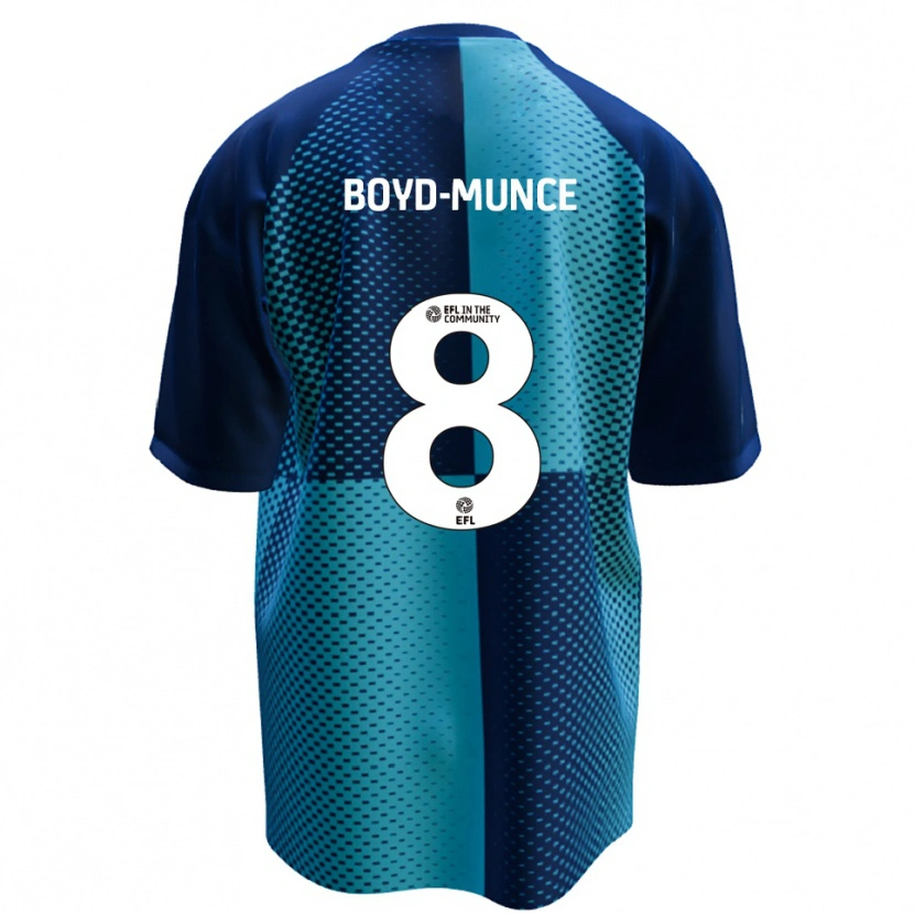 Danxen Herren Caolan Boyd-Munce #8 Blau Himmelblau Heimtrikot Trikot 2025/26 T-Shirt