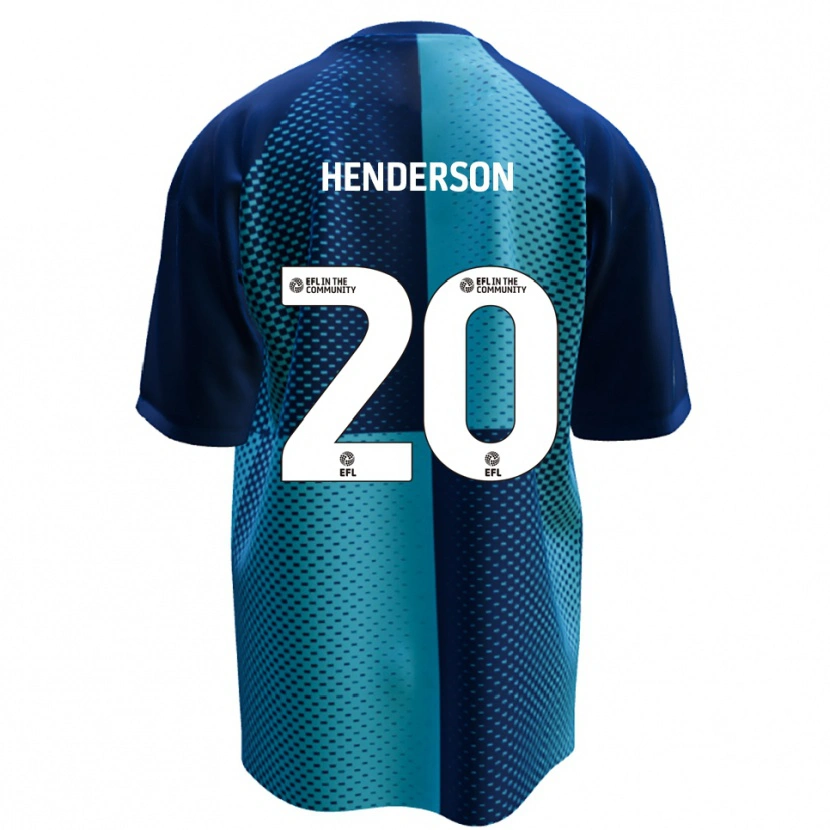 Danxen Herren Ewan Henderson #20 Blau Himmelblau Heimtrikot Trikot 2025/26 T-Shirt