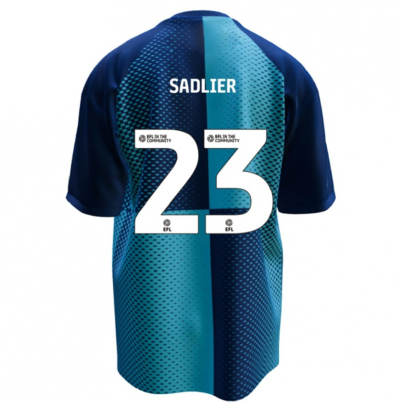Danxen Herren Kieran Sadlier #23 Blau Himmelblau Heimtrikot Trikot 2025/26 T-Shirt