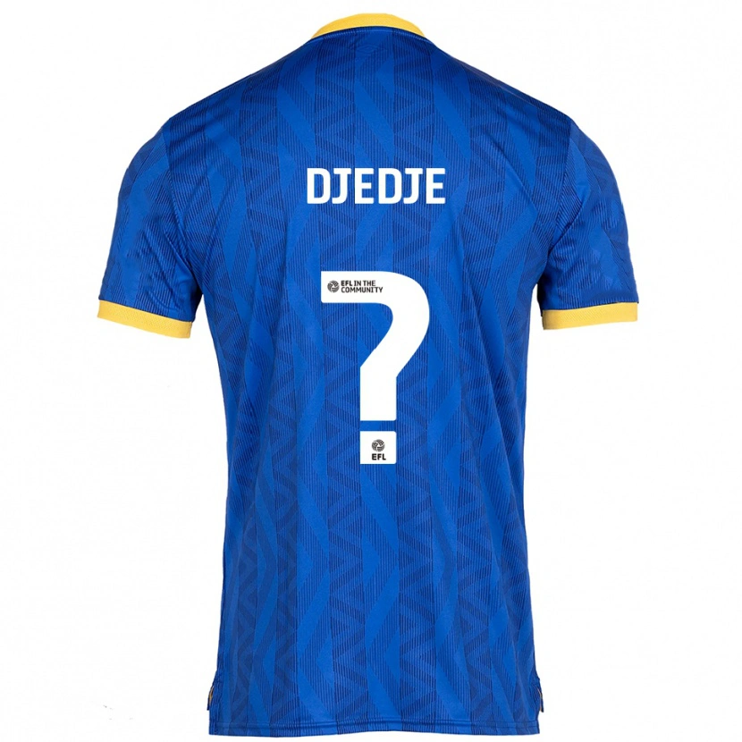 Danxen Herren Eterne Djedje #0 Marine Gelb Heimtrikot Trikot 2025/26 T-Shirt