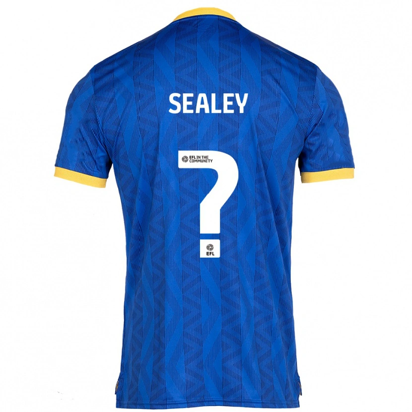 Danxen Herren Amari Sealey #0 Marine Gelb Heimtrikot Trikot 2025/26 T-Shirt