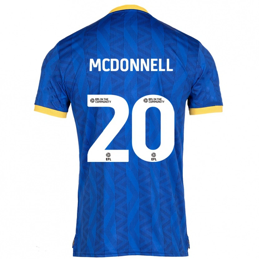 Danxen Herren Joe Mcdonnell #20 Marine Gelb Heimtrikot Trikot 2025/26 T-Shirt