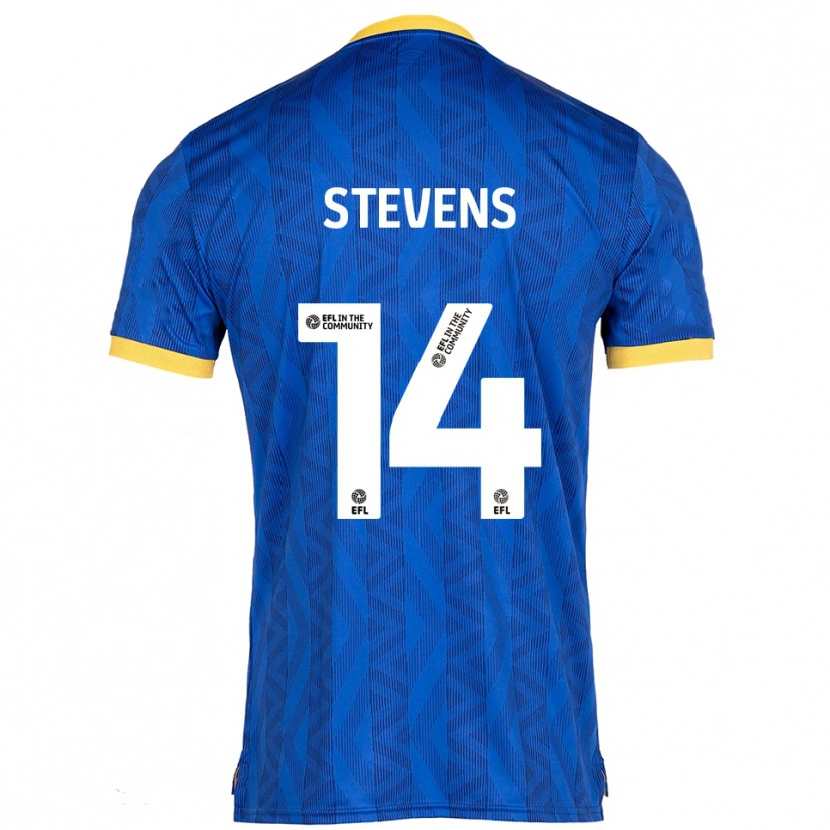 Danxen Herren Matty Stevens #14 Marine Gelb Heimtrikot Trikot 2025/26 T-Shirt