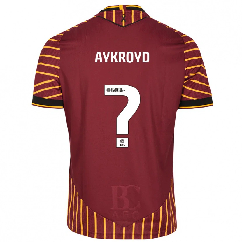 Danxen Herren Rebecca Aykroyd #0 Orange Burgunderrot Heimtrikot Trikot 2025/26 T-Shirt