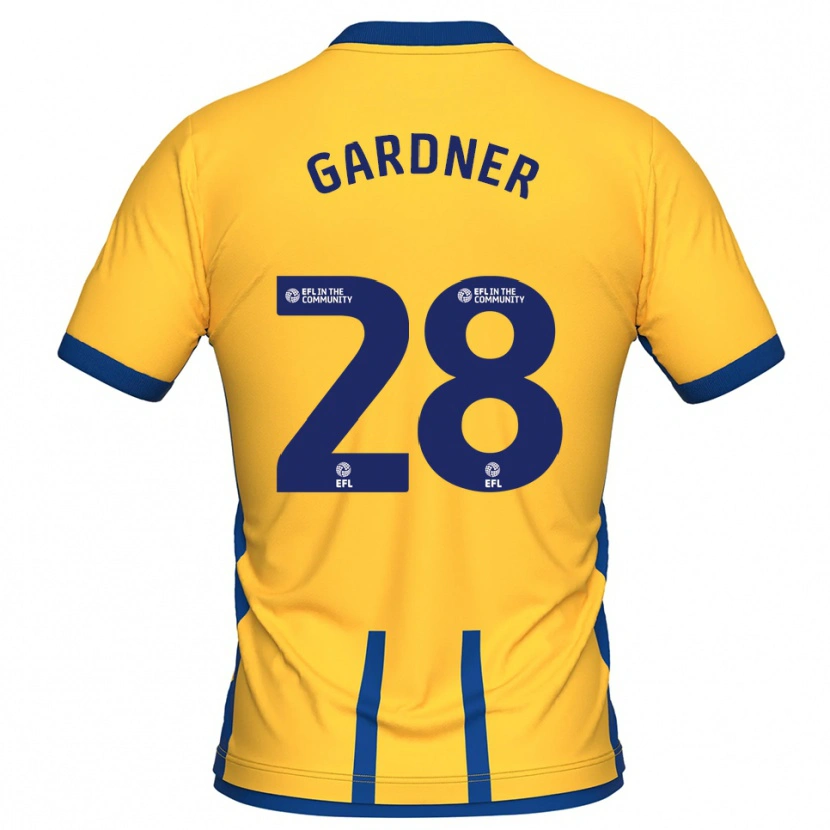 Danxen Herren Joe Gardner #28 Gelb Blau Heimtrikot Trikot 2025/26 T-Shirt