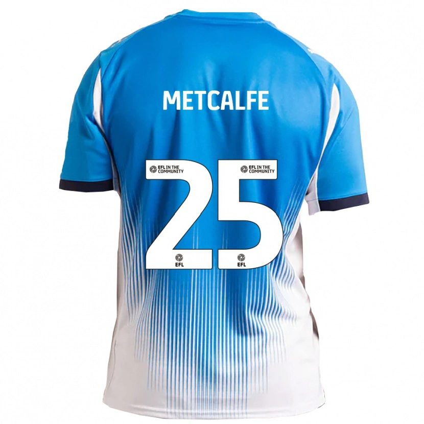Danxen Herren Max Metcalfe #25 Blau Weiß Heimtrikot Trikot 2025/26 T-Shirt