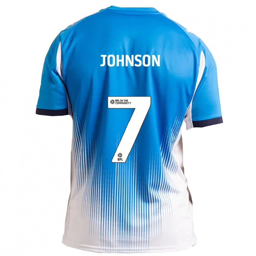 Danxen Herren Harry Johnson #7 Blau Weiß Heimtrikot Trikot 2025/26 T-Shirt
