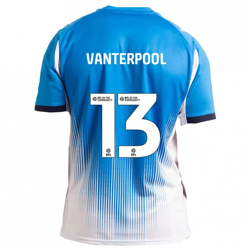 Danxen Herren Gabriel Vanterpool #13 Blau Weiß Heimtrikot Trikot 2025/26 T-Shirt