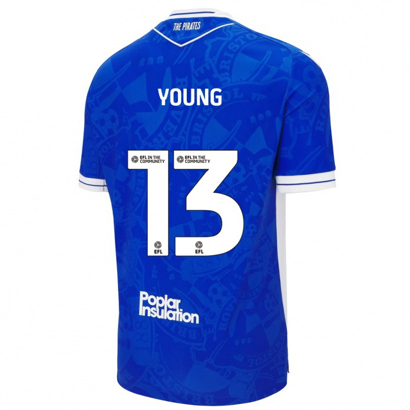 Danxen Herren Brad Young #13 Blau Weiß Heimtrikot Trikot 2025/26 T-Shirt