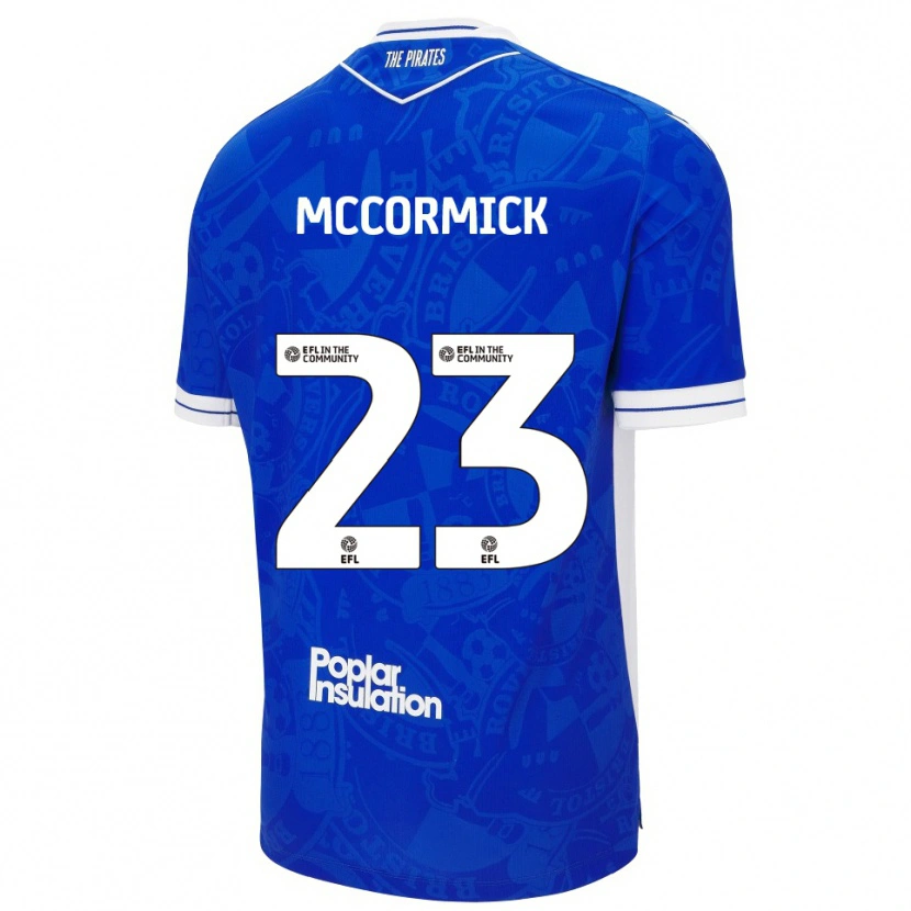 Danxen Herren Luke Mccormick #23 Blau Weiß Heimtrikot Trikot 2025/26 T-Shirt