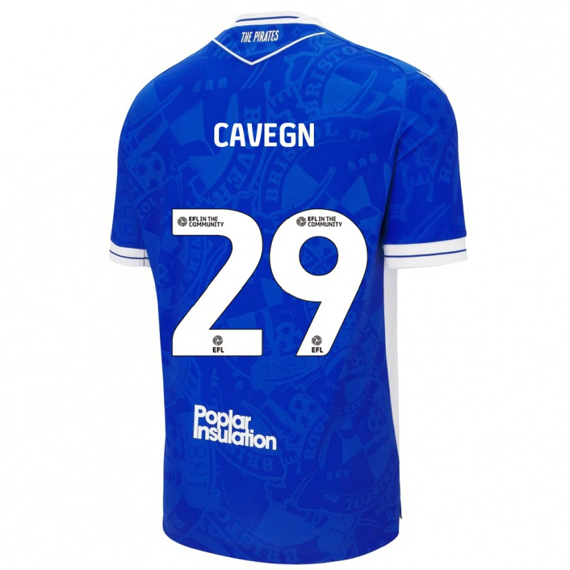 Danxen Herren Fabrizio Cavegn #29 Blau Weiß Heimtrikot Trikot 2025/26 T-Shirt